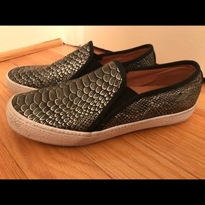 Corso Como slip on snakeskin sneakers